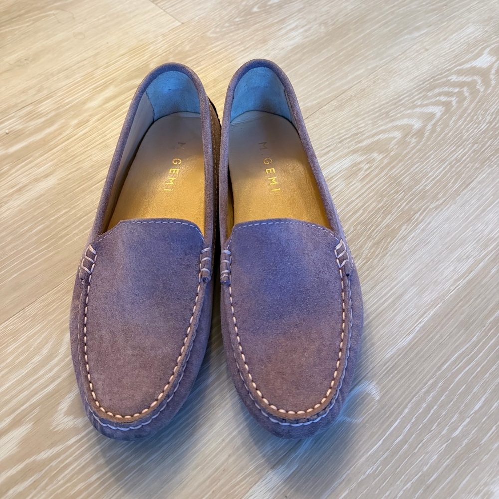 M. Gemi The Felize Suede Loafers - Size 38